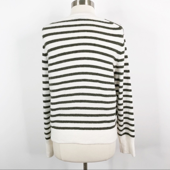 New Madewell Wrap-Front Sweater in Elthorne Stripe - Picture 5 of 12